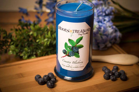 Country Blueberry Treasure Candle