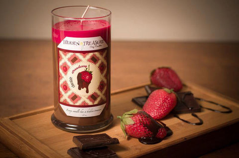 Chocolate Strawberry Treasure Candle