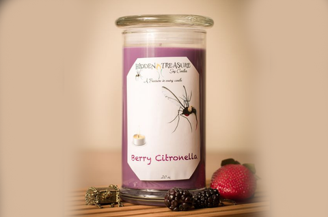 Berry Citronella Treasure Candle