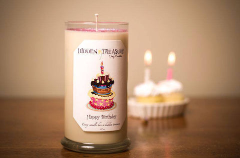 Happy Birthday Treasure Candle